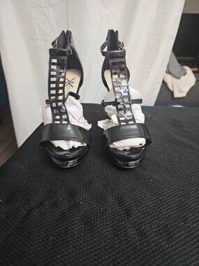 High-Heeled Platform Sandals from the Kardashian Kollection brand
